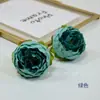 Atacado de fábrica spot peônia europeia pequena carro de casamento fundo de casamento parede de flores arranjo de flores tecido de seda cabeça de flor de outono flores