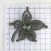 Nova Aplique de Flor Tridimensional de Diamante Strass Padrão de Flor Cartoon Decoração de Sapato Acessório de Cabelo Bolsa Acessório de Roupa DIY