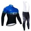 Venta al por mayor de fábrica versión Tour de Francia traje de ropa de ciclismo de manga larga para primavera y otoño bicicleta de montaña ropa deportiva transpirable para hombre
