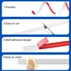 Protectores de Esquina, Tiras Anticolisión Autoadhesivas para Interior y Exterior, Moldura Flexible de Vinilo para Esquinas, Protección de Bordes sin Clavos para Azulejos de Esquina