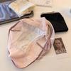 Ropa interior sexy hueca con estampado de leopardo en color contrastante para mujer, entrepierna antibacteriana de algodón puro, que cubre la cadera, tentación de lujuria pura, triángulo sin costuras para niñas