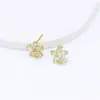 Accesorios de pendientes de gancho de moda con circonita, pendientes de pin de plata 925, pendientes de diadema colgantes, accesorios de pendientes hechos a mano DIY A24B