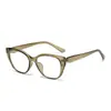 72387 Nuevo Armazón de Gafas de Prescripción Retro Estilo Japonés y Coreano Armazón de Gafas Lisas de Moda para Mujer Celebridad de Internet Se Puede Personalizar con Graduación