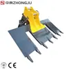 Trocador hidráulico de dormente para escavadeira, equipamento pegador para substituição de dormente, acessório para troca de dormente em manutenção ferroviária, máquina de troca de dormente para escavadeira