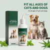Solución Limpiadora de Oídos para Mascotas Limpieza Suave Cera de Oídos de Mascota Fresca y Cómoda Perro Gato Líquido Universal para el Cuidado de los Oídos