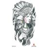 Impermeable pequeño tatuaje de brazo completo pegatina símbolo tótem animal calavera en stock al por mayor pegatina de tatuaje de texto
