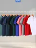 Camisa Polo de Trabalho Logo Personalizado Grupo Empresarial Roupas de Trabalho Camisa Cultural Estampa Letras Gola Manga Curta Camiseta Atacado