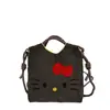 Bolso Cruzado Estilo Japonés para Mujer, Bolso de Mano Casual de Lujo Nicho para Viajar, Dibujo Animado de Gato Lindo