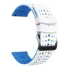 Adecuado para Huawei Gt6 Samsung S3 Garmin Xiaomi Suunto Smart Watch Correa de Silicona Bicolor Aliento de Bebé de 22 mm