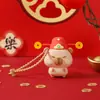 Brinquedo Squishy Original Pingente de Pônei Cavalo Desenho Animado Ano do Cavalo Chaveiro Criativo Alívio de Estresse Pequeno Acessório Presente de Ano Novo Atacado