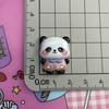 Scooter Cuentas Panda Lindo Dibujos Animados Resina Accesorios DIY Carcasa de Teléfono Horquilla Papelería Zapatos Accesorios Material