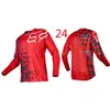 Traje de Carrera de Manga Larga Bicicleta de Montaña Campo Traviesa Secado Rápido Camisa Cultural Tld Traje de Descenso Fox Traje de Ciclismo Superior
