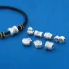 Novas Contas Espaçadoras S999 Prata Pura Vintage em Formato de Cabaça, Formato de Estrela, Padrão de Nuvem, Contas da Sorte, Acessórios para Pulseira DIY