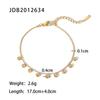 Explotaciones transfronterizas joyería nicho diy lujo ligero alta calidad circonita pulsera femenina titanio acero no descolorante joyería al por mayor collar