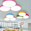 Lámpara infantil jardín de niños lámpara de techo de dibujos animados dormitorio infantil parque de atracciones pasillo balcón lámparas candelabro de color