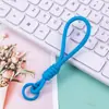 Cordão Criativo para Celular DIY Acessórios de Chaveiro Corda Curta Colorida Boneca Corrente de Corda para Celular Corda Trançada Anti-Perda