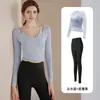Roupas de Yoga Tops para Mulheres 2026 Novo Conjunto Esportivo Fitness Profissional Treinamento de Corrida Tamanho Grande Pilates Conjunto de Duas Peças