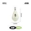 Chumbada Weihe Revestida Luminosa 30g a 150g Pesca de Barco em Águas Profundas Pesca em Água Doce e Salgada Chumbada com Girador Embutido