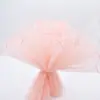 Material de embalagem para buquê de flores de fio ondulado plissado floricultura Malha Onda Coreana Qixi novo fio de folha de lótus plissado branco