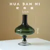 Vaso de Vidro Nórdico Luz Luxo Retrô Vintage Alto Fim Criativo Bonito Vaso de Flores Alto com um Design Único Ornamento de Nicho