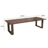 Nova Mesa de Chá e Conjunto de Cadeiras Estilo Chinês Pinheiro Antigo Salão de Chá Zen Mesa de Chá Kung Fu Mesa de Reunião de Negociação Simples de Madeira Maciça Mesa Longa