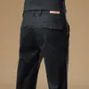 Ropa Popular para Hombre / 2026 Primavera y Otoño Nuevo Algodón Elástico Versátil Ligero Negocios Recto Delgado Casual Pantalones Largos para Hombre
