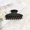 Pinza grande para el cabello simple y mate transfronteriza para mujer, pinza de tiburón grande con un toque de alta gama, adecuada para cabello grueso en la parte posterior de la cabeza
