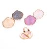 Anillo de concha paleta floreciente portátil nueva bandeja para mezclar colores de manicura serie de colores patrón de ágata de pino venta al por mayor transfronteriza
