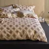 Contador sin conexión 60 algodón grueso lijado cuatro piezas algodón retro flores rotas francesas sábanas de cama otoño e invierno funda de edredón