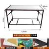 Mesa de Fogo Dobrável Retangular Doméstica Multi-Funcional Grelha de Fogo Mesa de Aquecimento de Inverno Uma Mesa Multi-Uso Mesa de Centro Mesa de Aquecimento Elétrico
