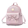 Mochila Pequeña Popular de Comercio Exterior Transfronterizo para Mujer 2025 Mochila Estudiante con Lazo Europea y Americana Mochila Pequeña Fresca de Viaje