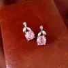 Anillo abierto redondo de flor de circonita, aretes, conjunto de collar, lujo ligero, gama alta, moderno, elegante, joyería exquisita para mujeres