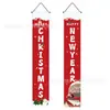 Tela de Fondo Navideño Más Vendida Transfronteriza de Amazon, Cortina de Puerta Navideña, Tapiz, Bandera de Jardín, Banderín Decorativo, Pareados Personalizados