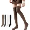 Calcetines por encima de la rodilla para mujer, calcetines largos de primavera y otoño, calcetines altos hasta el muslo de micro-presión, calcetines largos adelgazantes de alta presión antideslizantes