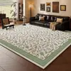 Alfombra de sala de estar estilo francés, modelo nuevo 2026, alta calidad, lavable y limpiable con paño, estilo pastoral, tapete para piso de sofá y dormitorio, impermeable, área grande