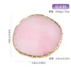 Transfronteiriço nail art paleta resina ágata ouro decorações pintado paleta de unhas ferramentas de placa de exibição atacado