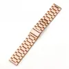 Adecuado para relojes universales Apple y Samsung, con correas metálicas de acero inoxidable para iwatch.