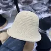 Sombrero de Pescador Tejido Estilo Coreano con Borde Enrollado para Mujer, Moda Primavera y Verano, Elegante Versátil Sombrero de Cubo para Viaje, Elegante Sombrero de Cubo con Protección Solar