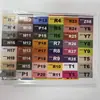 302 Pegatinas de Etiqueta de Tarjeta de Color para Cuentas, Pegatinas Creativas para Clasificación de Color y Almacenamiento de Cuentas