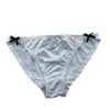 Comercio exterior transfronterizo Amazon tanga de seda helada sin costuras de cintura baja para mujer bragas con lazo cómodas transpirables de cintura baja