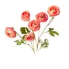 Flor artificial de loto rocío de 6 cabezas loto rocío de mil capas arreglo floral de boda decoración exhibición del hogar accesorios para sesión de fotos de ropa suave venta al por mayor
