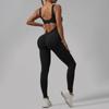 Mono de pierna acampanada de cintura alta con efecto push-up, europeo y americano, transfronterizo, para yoga, deportes, running al aire libre, fitness