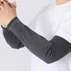 Mangas de hielo con protección solar para hombre, de verano, holgadas, de seda helada, para conducir al aire libre