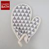 Toalla de baño triangular Guantes de baño para pulgares Toalla de baño Esponja Guantes para frotar Productos de baño de rayón