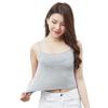 Camisola de verano sexy para mujer, ropa exterior corta, top versátil adelgazante blanco y negro, ropa interior, camisola pequeña