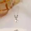 Nuevo Collar Coreano de Perla Única de 10 mm para Mujer, Lujo Accesible de Nicho, Gama Alta, Simple Elegante, Cadena Francesa para Clavícula