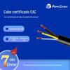 Cabo Russo Certificado Resistente a Baixa Temperatura Retardante de Chama Padrão Russo Cabo Eac
