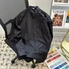 Camisa de Manga Larga de Color Sólido con Cuello Redondo para Hombre, Mismo Estilo Primavera y Otoño, Marca Casual de Moda, Estilo Retro Japonés y de Hong Kong Elegante, Prenda Interior Sencilla