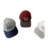 Gorra de Béisbol de Color Contrastante Estilo Coreano 2025 Nueva para Niños Letras Bordadas de Color Retro Gorras para Niños y Niñas Sombrilla para Bebé