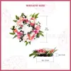 Guirnalda de Primavera para Productos Nuevos Transfronterizos, Guirnalda de Flores Artificiales, Decoración para Colgar en la Puerta, Accesorios de Decoración para Montaje de Escena, Colgante para Puerta de Entrada